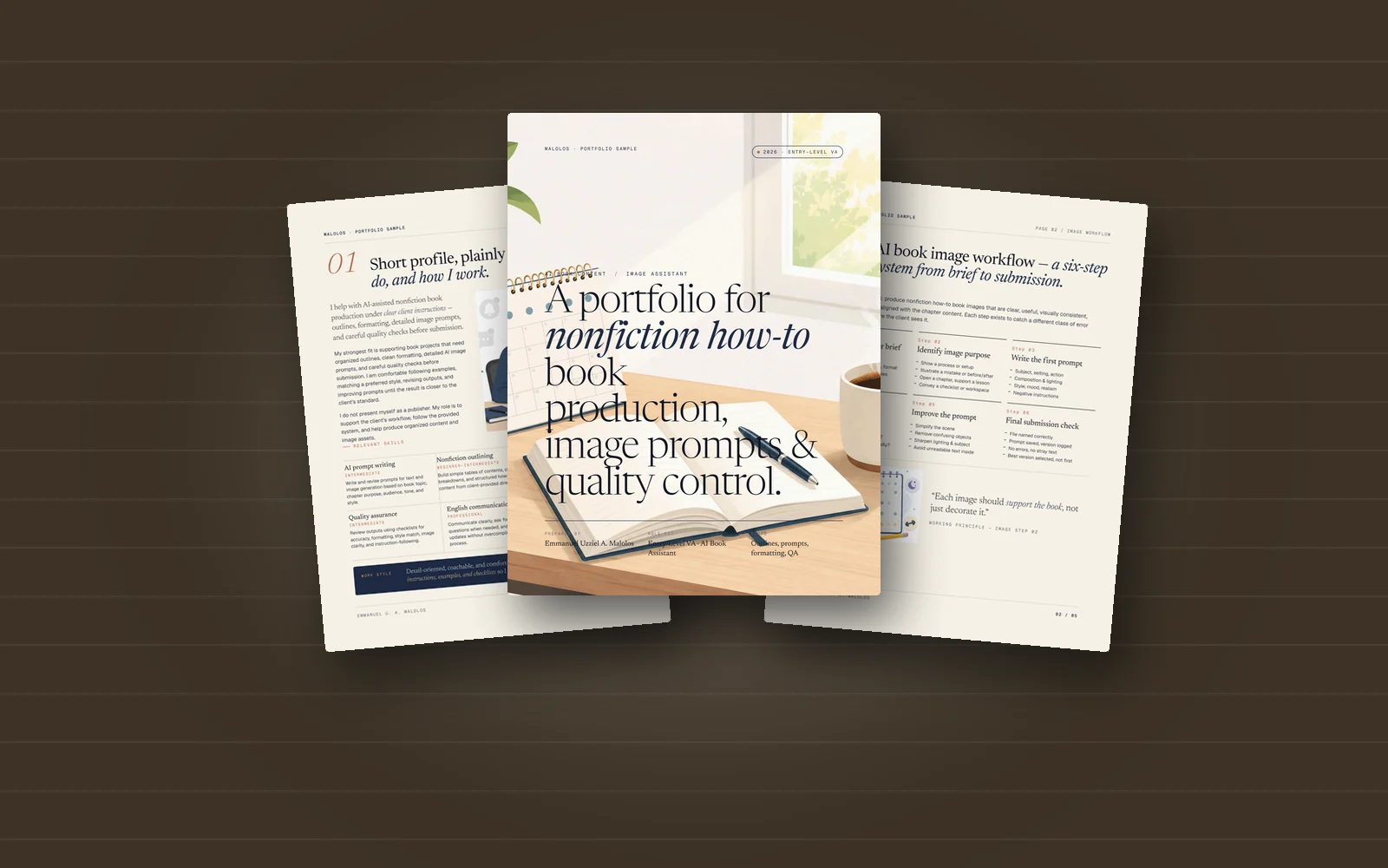 AI Book Content Portfolio project cover