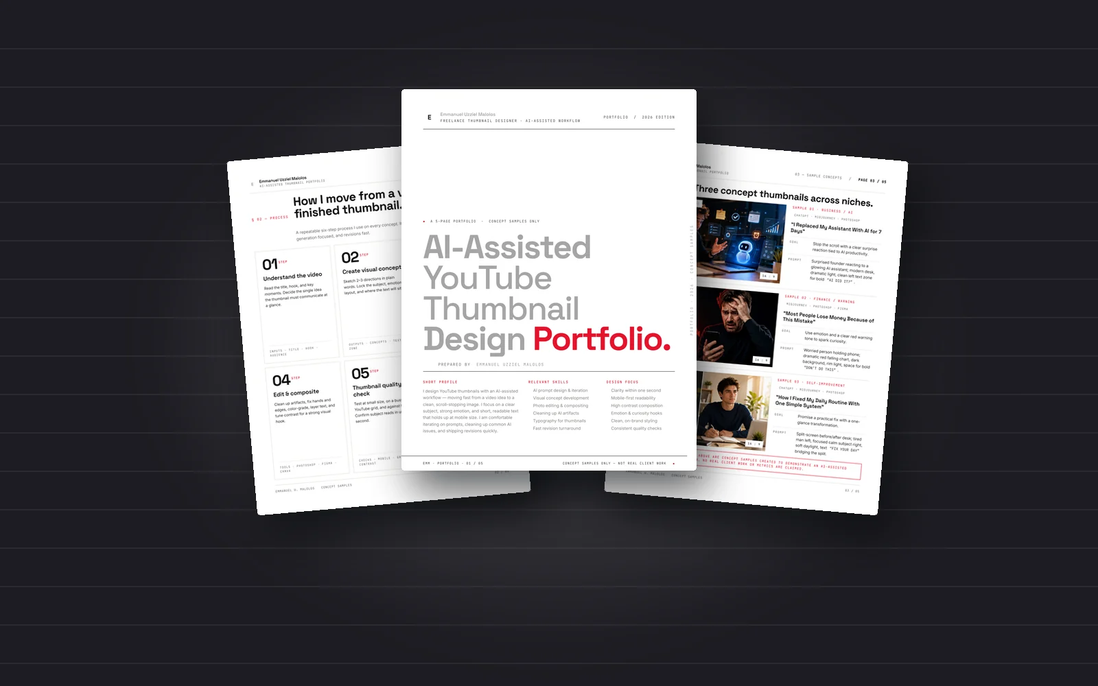 AI YouTube Thumbnail Design project cover