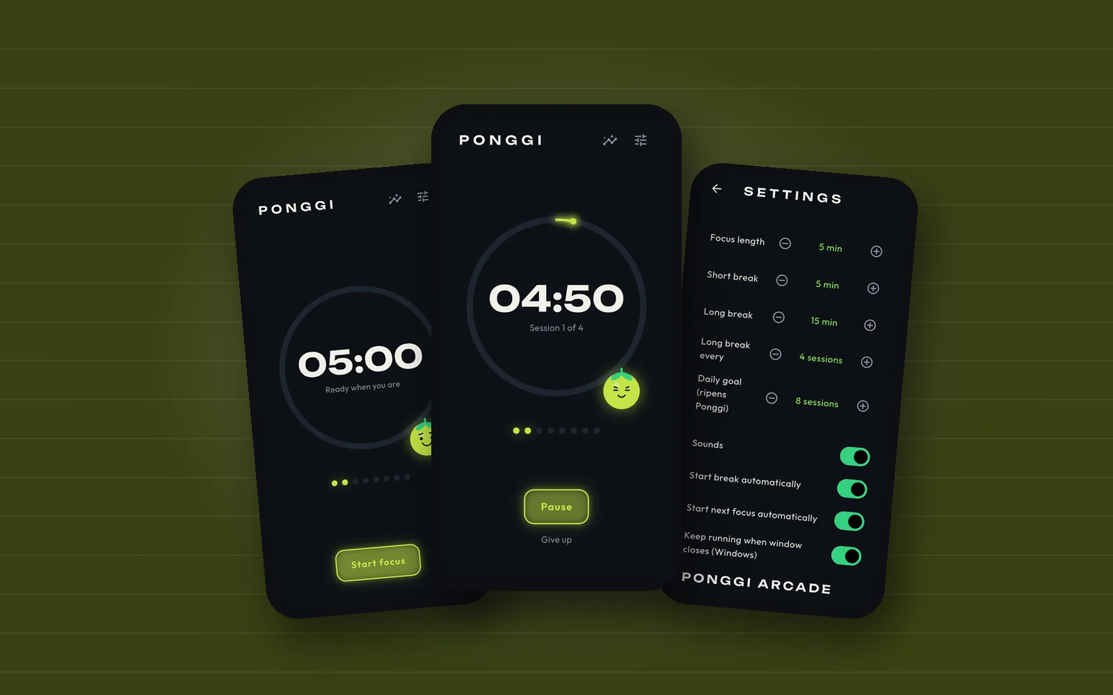 Pomodoro App (Ponggi) project cover