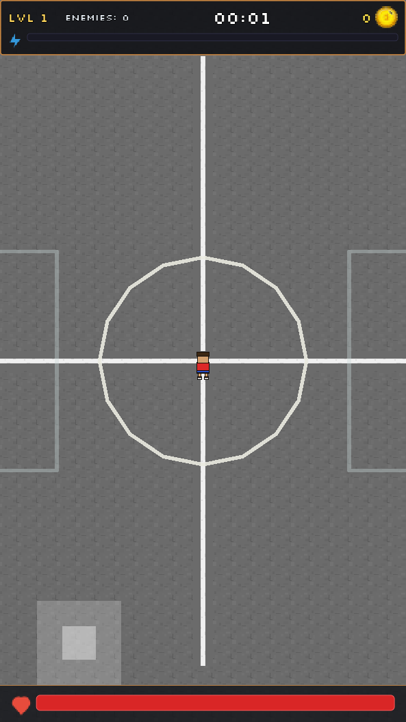 TIRADOR gameplay screenshot showing the barangay arena with the player character and enemies.